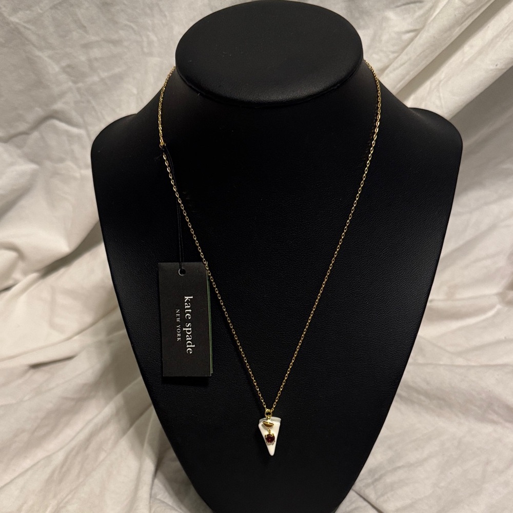 Kate Spade Gold Triangle Pendant Necklace